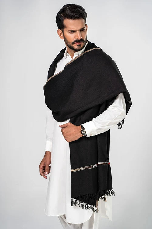MENS WINTER WOOL SHAWL