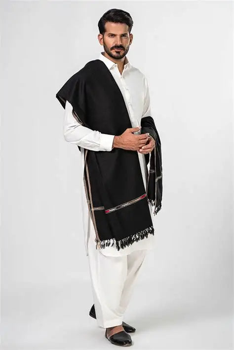 MENS WINTER WOOL SHAWL